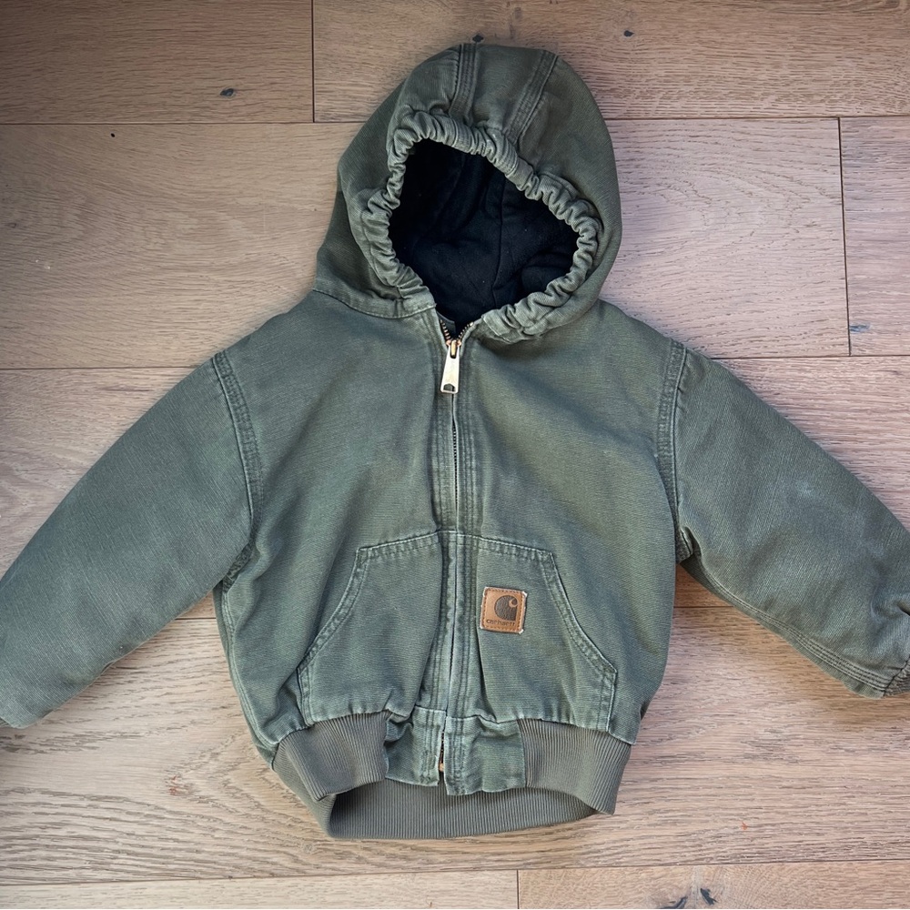 Carhartt Green Hooded Jacket